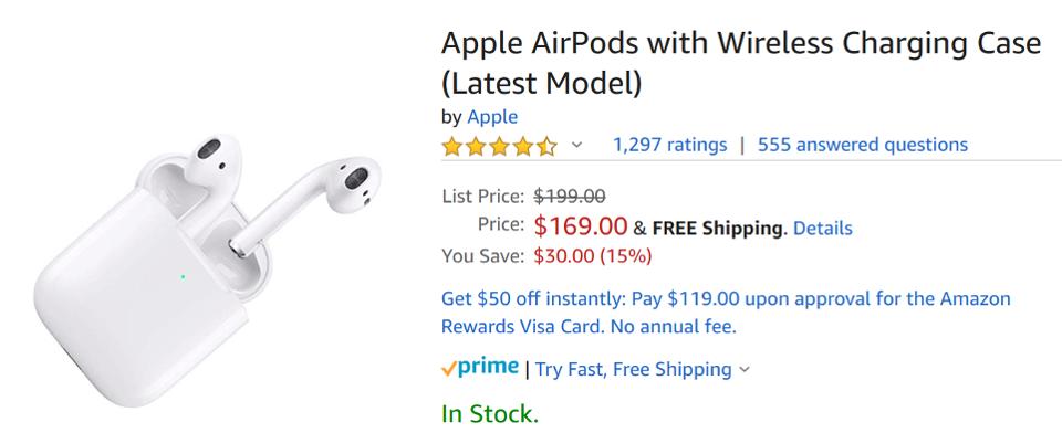 apple airpods deal