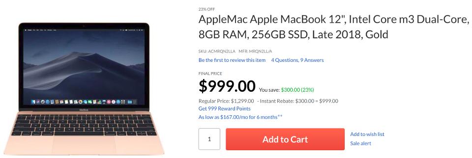 apple macbook deal