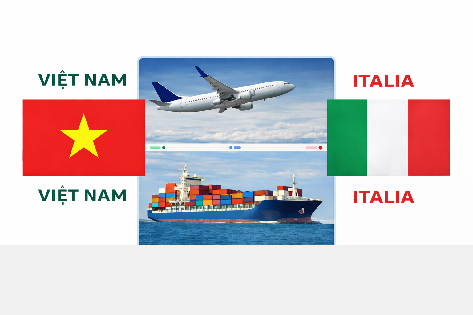 Bảng gi&aacute; dịch vụ mua h&agrave;ng Italia