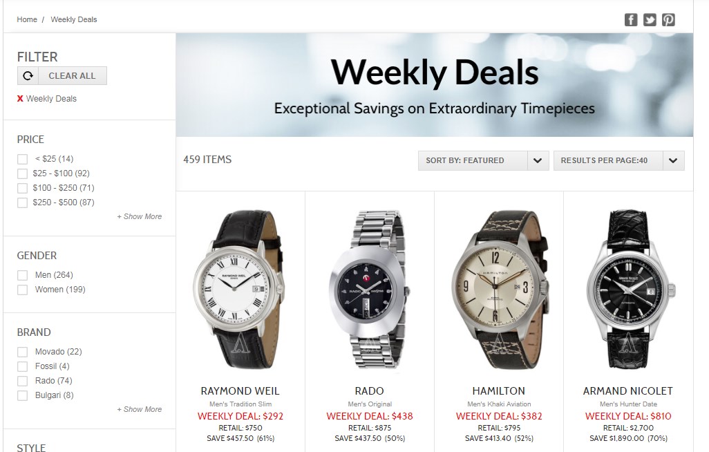 Hướng dẫn mua đồng hồ trên Ashford.com với giá rẻ nhất