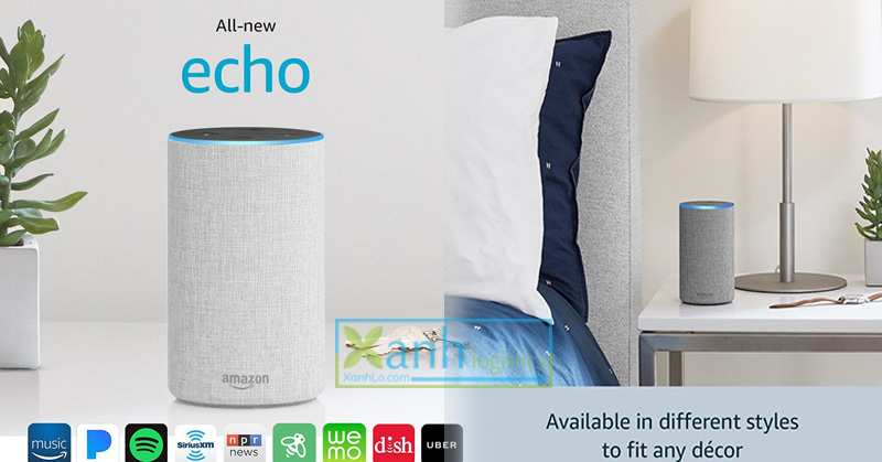 Bộ loa thông minh kiêm trợ lý ảo Amazon Echo Alexa - 1