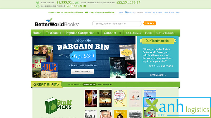 BetterWorldsBook.com - Mua sách online ở Mỹ uy tín