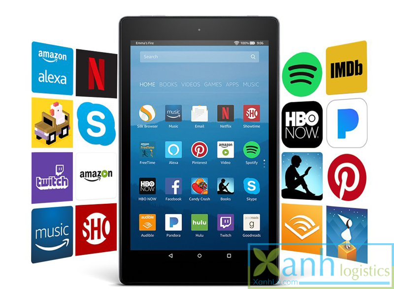 Top 5 sản phẩm công nghệ điện tử bán chạy nhất: Máy tính bảng Fire HD 8 Tablet với Alexa