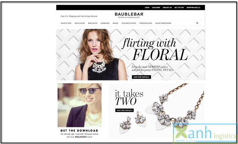 Baublebar - Website thời trang online màu sắc