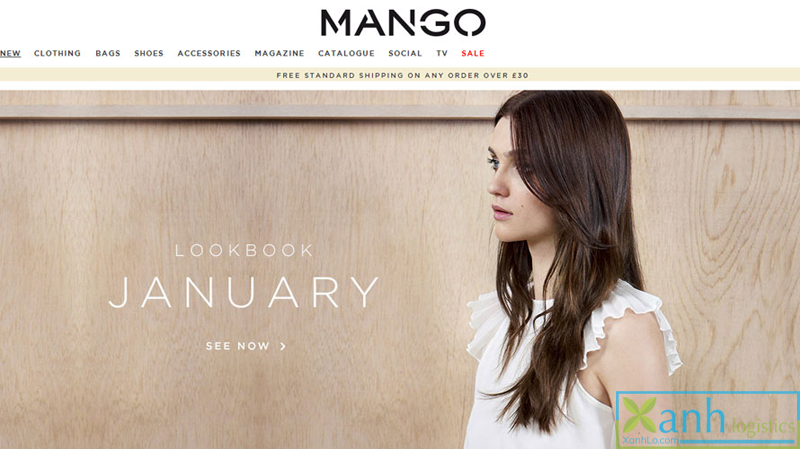 Mango - Cửa hàng thời trang online giá cả phải chăng top 10