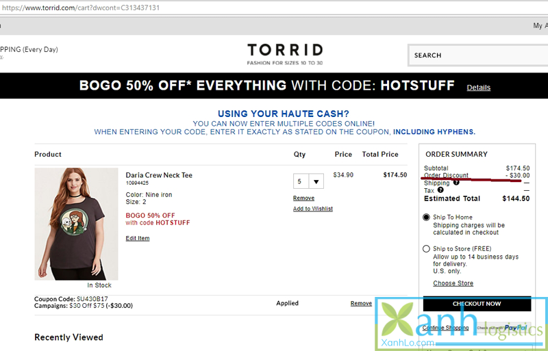 Torrid - shop thời trang online với giá cả phải chăng