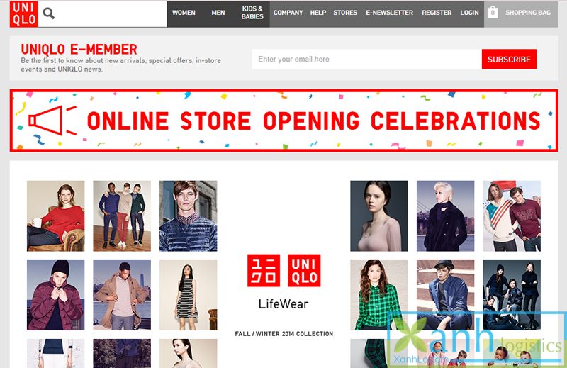 Uniqlo - Shop thời trang online kết hợp