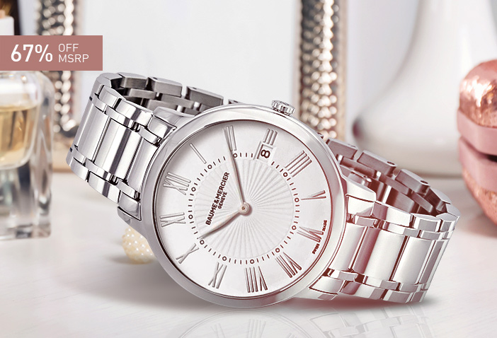 Top deals đồng hồ bán chạy nhất 3: Đồng hồ Baume Et Mercier Classima Stainless Steel Quartz Ladies